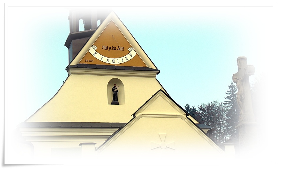 Sluneční hodiny Pohledy kaple Svitavy Weiss