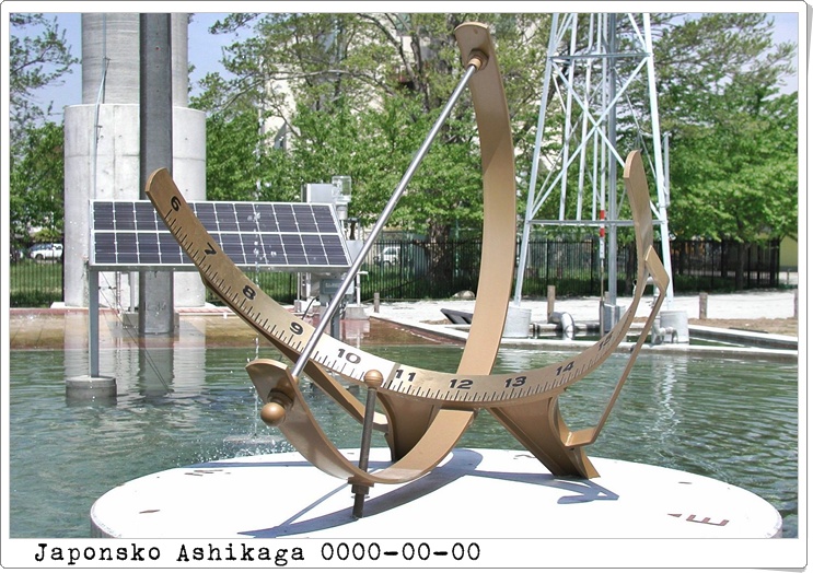 sluneční hodiny ashikaga