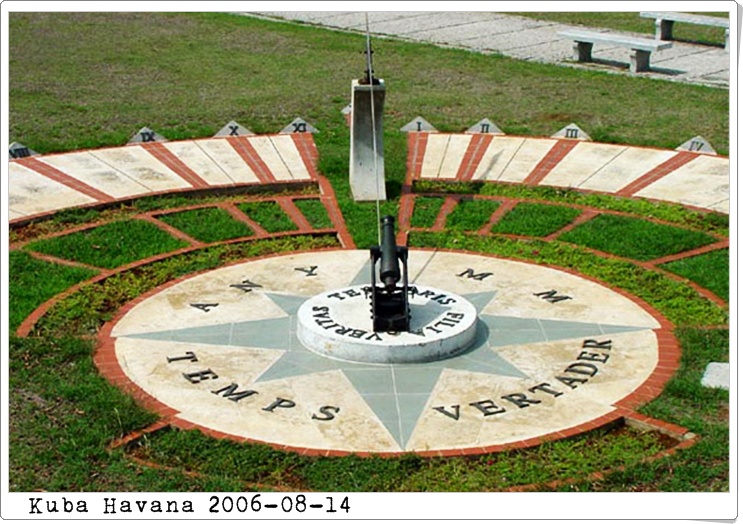 sluneční hodiny havana