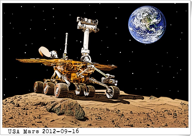 slunen hodiny mars